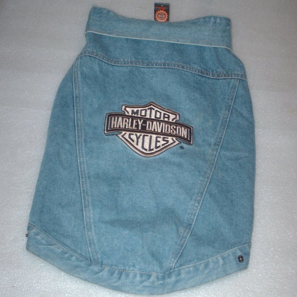 Harley-Davidson Light Blue Denim Dog Jacket